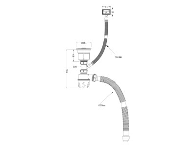 Кухонная мойка D&K нержавеющая сталь графит (DKS604506)