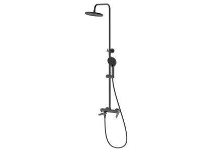 Душевая система со смесителем DQ Düsseldorf DA1723706 графит