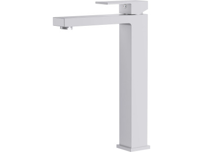 Смеситель для раковины DK высокий матовый белый Bayern.Liszt (DA1512008)