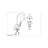 Смеситель для кухни DK Berlin Kunste (DA1432913)