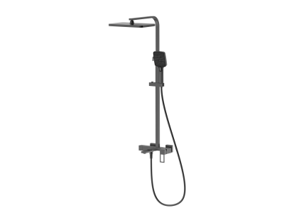 Душевая система со смесителем DQ Dortmund графит (DA1713706)