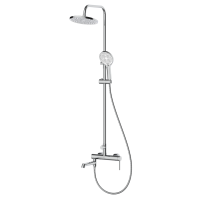 Душевая система со смесителем DQ Stuttgart хром (DA1773701)