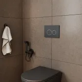 Клавиша смыва D&K Bayern графит (арт.инсталл DI8050127) (DB1529006)