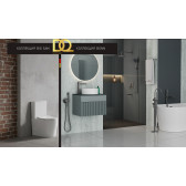 Унитаз-компакт безободковый торнадо DQ Grimm 700*390*880мм (DT1387516)