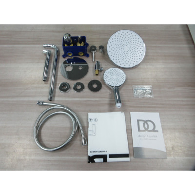 Душевая система для ванны и душа DQ Stuttgart встраиваемая с изливом хром (DA1775601)