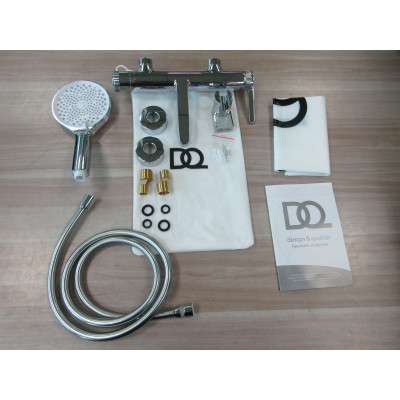 Смеситель для ванны с душем DQ Bonn короткий излив хром (DA1703201)