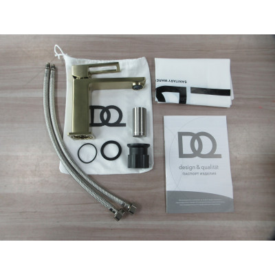 Смеситель для раковины DQ Dortmund мат.золото (DA1712107)