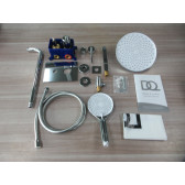 Душевая система для ванны и душа DQ Bonn встраиваемая с изливом хром (DA1705601)