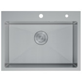 Кухонная мойка DQ нержавеющая сталь сатин (DKS605004)