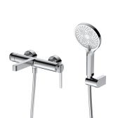 Смеситель для ванны с душем DQ Bonn короткий излив хром (DA1703201)