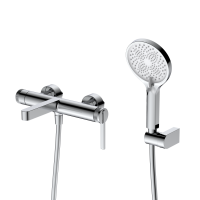 Смеситель для ванны с душем DQ Bonn короткий излив хром (DA1703201)