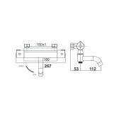 Смеситель для ванны DK Bayern Potsdam (DA2153201)
