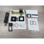 Смеситель для раковины DQ Dortmund встраиваемый настенный черный (DA1714405)