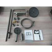 Душевая система со смесителем DQ Düsseldorf DA1723706 графит
