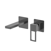 Смеситель для раковины DQ Dortmund встраиваемый настенный графит (DA1714406)