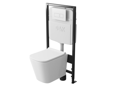 Инсталляция DK для подвесного унитаза рамная скрытого монтажа 550*100*1190 (DI8055119)