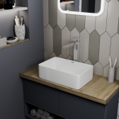 Раковина накладная DK Berlin, 380*240*120мм, белый (DT1430816)