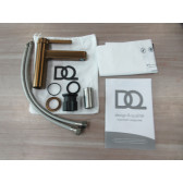 Смеситель для раковины DQ Bonn браш.роз.золото (DA1702133)