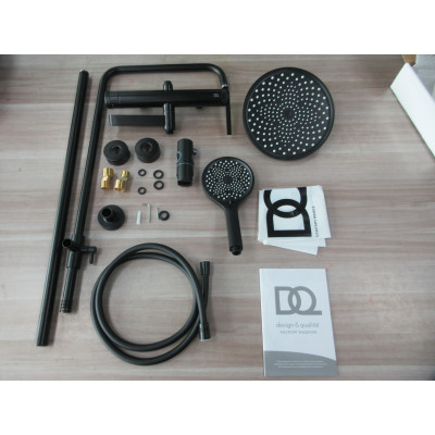 Душевая система со смесителем DQ Bonn черный (DA1703705)