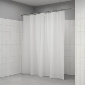Штора для ванной IDDIS Бэйс (Base) 200x240 см, полиэстер, белый (BL08P24i11)
