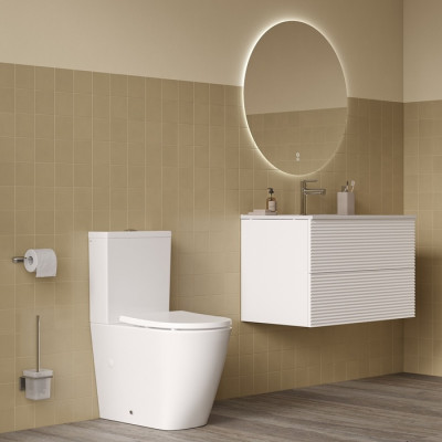 Унитаз-компакт безободковый с системой смыва Торнадо, Slide, IDDIS, SLIRDSEi24