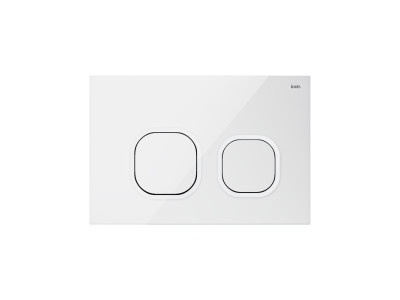 Клавиша смыва IDDIS белая Uniglass 001 (UNG01GWi77)
