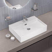 Умывальник накладной/подвесной, белый глянцевый, Bild, IDDIS, BILWS60i27