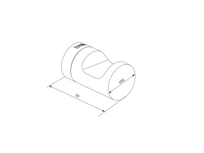 Крючок одинарный IDDIS Noa белый матовый (NOAWT10i41)