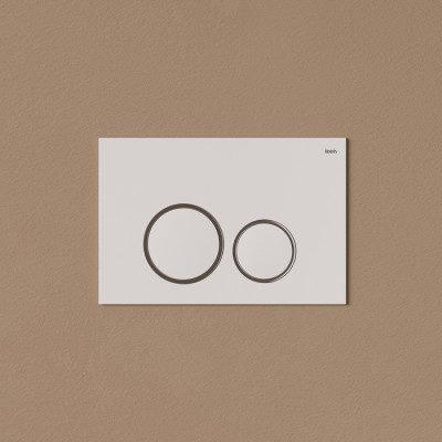 Клавиша смыва IDDIS Unifix универсальная, белая 002 (UNIR2WCi77)