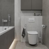 Смывная клавиша Iddis Unifix, цвет белый

