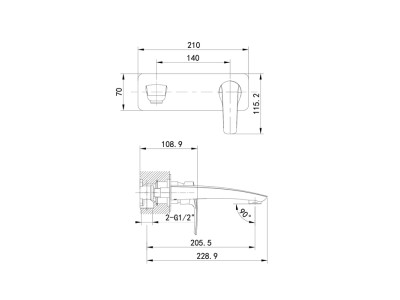 Смеситель для раковины IDDIS Ray (RAYBN00i65)