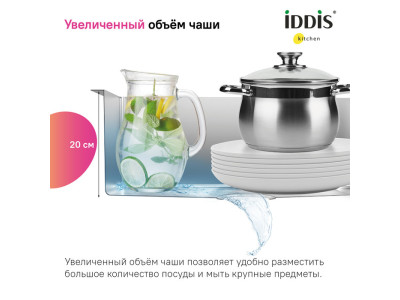 Универсальная Мойка IDDIS Prime из Нержавеющей Стали 440х440 мм (PRI44S0i77)