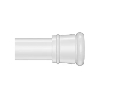 Карниз для ванной комнаты IDDIS Elegante 110-200 см, белый матовый (SRW0120i14)
