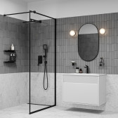 Встраиваемая система с тропическим и ручным душем, матовый черный, Parker, IDDIS, PARBL02i67