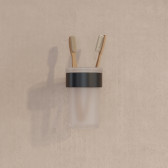 Стакан, нержавеющая сталь, Petite, черный матовый, IDDIS, PETBLSGi45