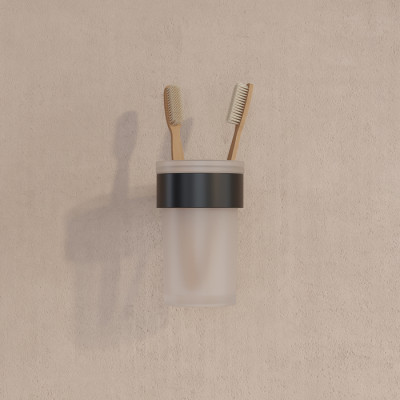 Стакан, нержавеющая сталь, Petite, черный матовый, IDDIS, PETBLSGi45