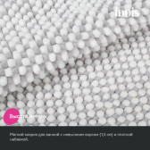 Коврик для ванной комнаты, 50x80 см, шенилл, серый, IDDIS (BC01P58i12)