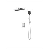 Встраиваемая система с тропическим и ручным душем, глянцевый хром, Parker, IDDIS, PARSB02i67