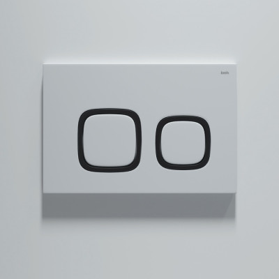 Клавиша смыва IDDIS Unifix универсальная, белая 004 (UNIS4WBi77)