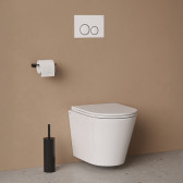 Клавиша смыва IDDIS Unifix универсальная, белая 002 (UNIR2WCi77)