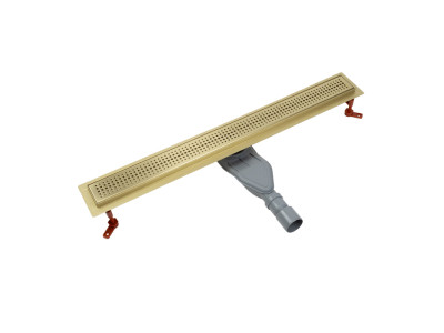 Лоток душевой IDDIS Perfex сифон 360, комбинированный затвор, перфорированная решетка, 800мм, золото (975B8MG20DZ)