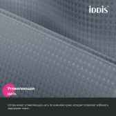 Штора для ванной, 200х180 см, Полиэстер, серый IDDIS (DW03P18i11)