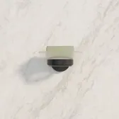 Мыльница, черный матовый, матовое стекло, сплав металлов, Sena, IDDIS, SENSBG0i42