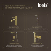 Бумагодержатель IDDIS Дюна (Duna) нержавеющая сталь, золото матовое (DUNMG00i43)