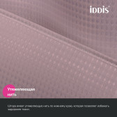 Штора для ванной, 200х180 см, Полиэстер, розовый IDDIS (DW04P18i11)