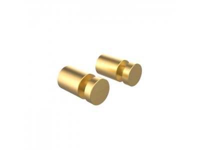 Комплект  одинарных крючков IDDIS Petite, матовое золото (PET2G01i41)
