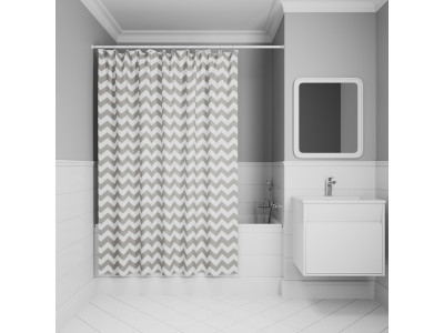 Штора для ванной IDDIS 200x180 см, Полиэстер (BR02P18i11)