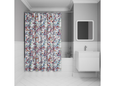 Штора для ванной IDDIS Base 200x180 см, Полиэстер (BX05P18i11)