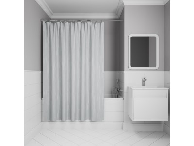 Штора для ванной IDDIS Base 200x240 см, Полиэстер (BD02P24i11)