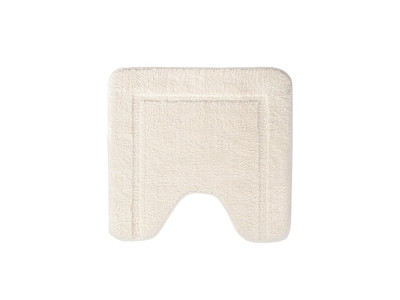 Коврик для ванной комнаты с вырезом, 45х45, микрофибра, светло-бежевый, IDDIS Promo (PTLT01Mi12)
